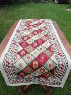 Gobelínový ubrus vzor indián